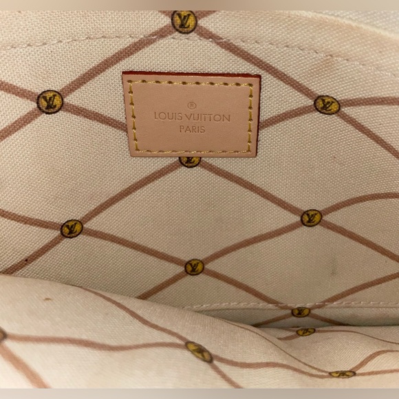 LOUIS VUITTON SIGNATURE LV MONOGRAM TRUNK NEVERFULL WRISTLET POUCH CLUTCH RARE - Picture 4 of 14